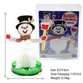DIY Magic Growing Snowman toy for Christmas tabletop decoration, 9.5x14cm size. - Snowman (White)