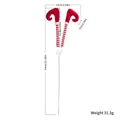 Red and white striped Christmas elf leg pick decoration for tree DIY ornaments 54cm - Red and White Elf Legs