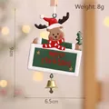 Cartoon reindeer metal Christmas ornament with Merry Christmas sign, 9cm by 6.5cm - Reindeer with Merry Christmas Sign
