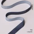 Blauwgrijs fluwelen lint voor DIY kerstversiering, 2cm breed en 5 yards lang SKU - Breedte 2cm Lengte 5 Yards / Donkerblauw