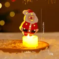 Lampe bougie électronique LED Père Noël pour une décoration de Noël chaleureuse et festive - Bougie électronique LED / Père Noël Debout