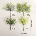 Set of four artificial forest-style greenery sprigs for DIY indoor home decor - Assorted Designs Set