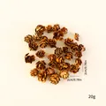 Pack of small natural dried pine cones for DIY Christmas decor, 2cm, 20g weight - Small Pine Flower / 20g/Pack