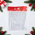 12 Stück klare Weihnachts-Eiszapfen-Anhänger in der Verpackung zur Baumdekoration - 12 Stück/Packung / Transparent