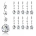Faceted acrylic crystal ball pendants for decorative hanging window displays - Lighting Ball / 30Pcs Pack