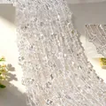 Clear acrylic star bead chain for weddings, 13mm stars, transparent style decorative curtain - Star Bead Chain / 13+4mm (Approx. 250g Pack) / Clear