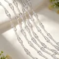 Transparent acrylic water drop bead chain for DIY wedding decor and curtain crafts - Water Drop / Approx. 250g Pack / Clear
