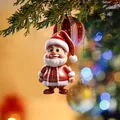 Elegante addobbo di Babbo Natale in 3D per l'albero di Natale e la decorazione dell'auto - Babbo Natale Stile 03
