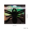 Décoration d'araignée d'Halloween en peluche noire de 18x16cm pesant environ 50g - Grande Araignée Floconnée