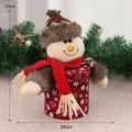 Christmas snowman candy jar decoration, red snowflake gift box, 33cm height variant - Snowman / Snowman