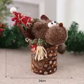 Charming Christmas reindeer plush candy box container variant for festive gift decoration - Reindeer Style / Elk