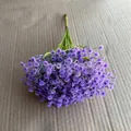 Détail d'une branche de gypsophile artificielle violette pour la décoration de mariage. - Violet (1 Bouquet)