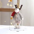 Decorazione natalizia in feltro fatta a mano, renna di peluche, 22cm x 10cm - 10x22cm