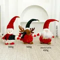 Set di bambole di Natale con renna, pupazzo di neve e Babbo Natale per decorazioni. - Mix di 3 Modelli Seduti