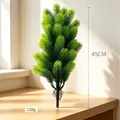 45cm green artificial pine cedar tree branch for DIY Christmas home flower arrangement decor - Christmas Tree Style / 45cm Christmas Tree Double Green
