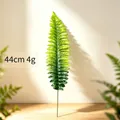Feuille de fougère artificielle verte de 44cm pour décoration murale et photographie - L / Vert