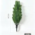 Realistic 45cm artificial green pine cedar branch for DIY Christmas wedding home floral decor 110g - Christmas Tree Style / 45cm Christmas Tree Green