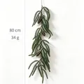 Suspension murale en pin Norfolk artificiel 80cm pour décoration de Noël hôtel - Branche Unique Vert Norfolk Avec Pomme de Pin