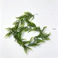 Guirlande de branches de pin artificielles de 1,8 m pour décoration de Noël et couronnes - 68 Pointes / 1.8m / Vert Dégradé