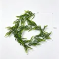 Ghirlanda di aghi di pino artificiale da 1,8 m per decorazioni natalizie festive - 48 Giunti / 1.8m / Verde Sfumato