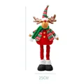 Poupée de renne de Noël télescopique de 25cm pour la décoration festive de fête de Noël - Style Renne de Noël Télescopique