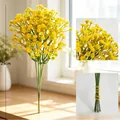 Artificial yellow baby's breath branch 29cm for home decor and DIY arrangements - Yellow Babysbreath