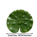Artificial green lotus leaf decor for parties and fruit shops, small 18cm diameter size. - Small Lotus Leaf / Diameter 18cm