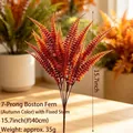 High quality 7-fork artificial autumn colored Persian fern grass for home decoration - 7-Fork Persian Grass (Autumn)