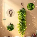 Künstliche grüne Eukalyptus-Hängeranke für Wanddekoration, 60 cm Länge Variante - 60CM / Grüner Eukalyptus