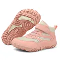 Chaussures de randonnée roses pour enfants avec mesh respirant et semelle crantée - 28 / Rose