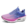 Profi-Marathon-Laufschuhe mit Carbonplatte in Violett-Rosa-Farbverlauf für Sport - 36 / Lila