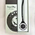 Achteckige Quarz-Halskettenuhr im Royal Oak Stil mit schwarzem Lederband in Box - 黑白有logo色套盒