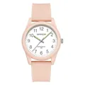 Reloj de cuarzo SAMDA con correa de silicona rosa y esfera impermeable de 50 metros. - Estilo de Hombre / Sin Calendario / Rosa Sakura