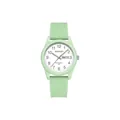 Reloj de cuarzo SAMDA verde menta con doble calendario y resistencia al agua de 50m - Estilo de Mujer / Día Fecha / Verde matcha