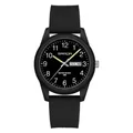 Reloj de cuarzo negro SAMDA con agujas luminosas y pantalla de día y fecha unisex - Estilo de Hombre / Día Fecha / Negro
