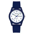 Reloj de cuarzo impermeable SAMDA azul marino con esfera blanca y visualización de día y fecha - Estilo de Hombre / Día Fecha / Azul