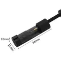 Outil professionnel de retrait de maillons de montre noir, dimensions 54mm x 15mm x 12mm - Petit Chasse-Goupille Noir