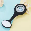 Schwarze digitale Krankenschwesternuhr aus Silikon mit Alarm und Timer - Schwarz
