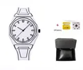 Cartoon 2D manga style silicone quartz watch with spare battery and black gift box - Box Set 1 / White