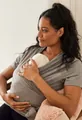 Grijze kangoeroe voedingst-shirt voor borstvoeding en intiem huid-op-huid contact - S / Tops / Lichtgrijs