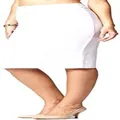 Elegant white high-waisted double-layered pencil skirt for professional office wear - S / Bottoms / White