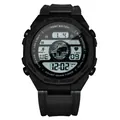 Montre de sport numérique noire multifonctionnelle avec affichage LED - Style Noir (T237-1) / Comprend Boîte d'Origine