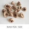 Natürlich getrocknete Eukalyptuskapseln in Gold-Finish, ca. 16 Stück pro Beutel - Ca. 16 Stk / 20g / Gold