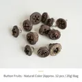 Natürliche getrocknete Eukalyptusfrüchte in Holzfarbe, ca. 12 Stück für DIY-Dekor - Ca. 12 Stk / 20g / Originalfarbe