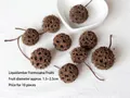 Natural dried Liquidambar fruits diameter 1.5-2.5cm for DIY floral craft decoration - Natural Color Liquidambar Fruit - 10 Pieces