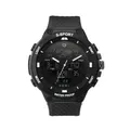 TOMI black sports watch with digital and analog dual display, waterproof design. - Sport Dual Display Watch (T215-1) / Black