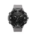 TOMI men's sports watch with dual digital-analog display and grey silicone strap - Sport Dual Display Watch (T215-4) / Gray
