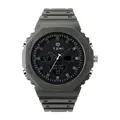 Graue TOMI Mode Digital-Analog-Sportuhr mit Resine-Armband und Leuchtzifferblatt - Grünes Gehäuse Schwarzes Zifferblatt (T217-3) / T217-3 Grünes Gehäuse Schwarzes Zifferblatt