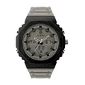 TOMI Herren-Sportuhr wasserdicht mit Analog-Digital-Anzeige und grauem Armband - T217-5 Schwarzes Gehäuse Kaffee Zifferblatt
