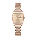Montre femme Labaoli élégante en or rose avec boîtier carré et bracelet en acier - Style Cadran Carré Or Rose (LA692) / Boîtier Or Rose Cadran Or Rose